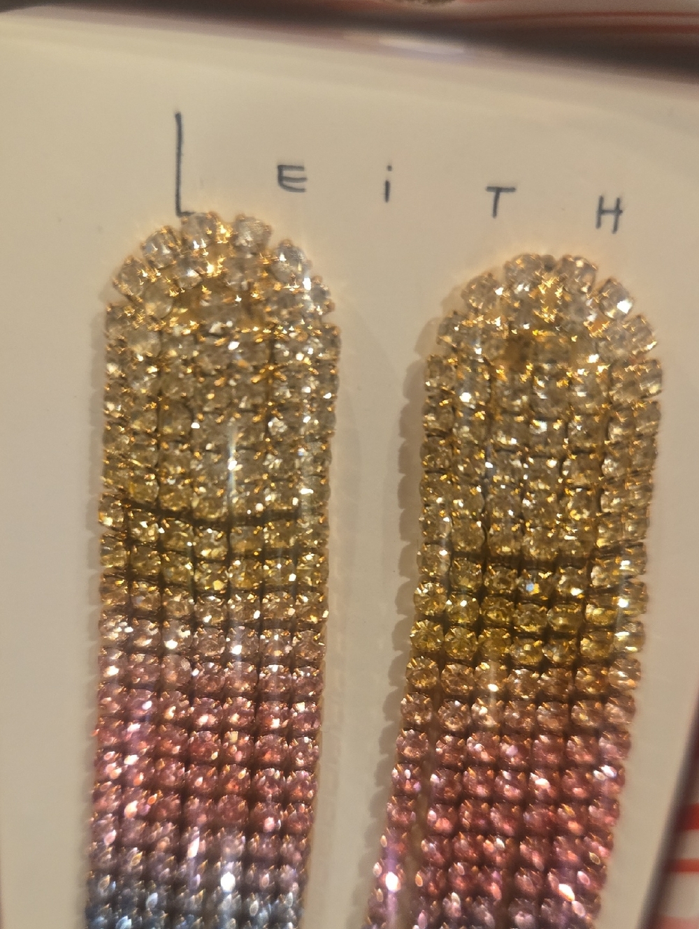 New Leith Multi-Color Dangle Earrings - Picture 2 of 5